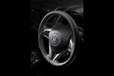 ホンダ 新型CR-Z／[ホンダアクセス] ステアリングホイール（本革製／ブラック・シルバーステッチ）