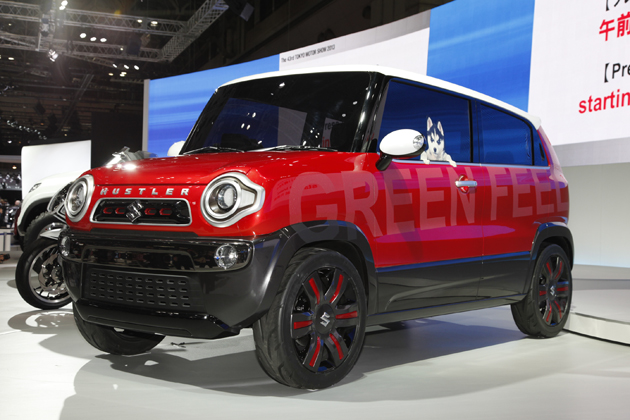 【東京モーターショー2013 現地速報】スズキの新型軽SUV「ハスラー」「ハスラークーペ」完成度の高さに圧倒！もしや市販化も間近！？