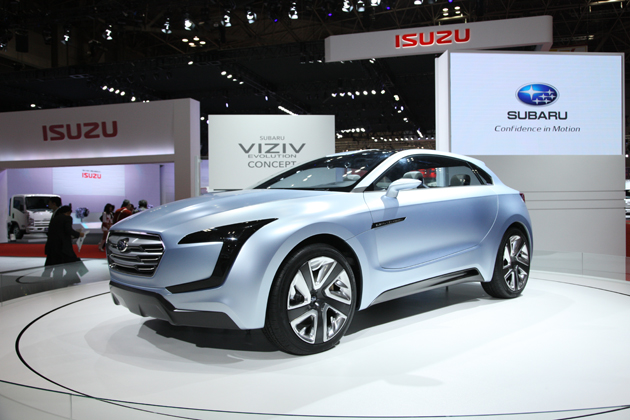 東京モーターショー2013 現地速報】スバルのPHEVが日本初公開