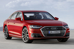 アウディがAI採用の新型A8発表、60キロ以下ならドライバーに代わって運転も