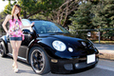 落合愛美／今井優杏の「自動車美人」